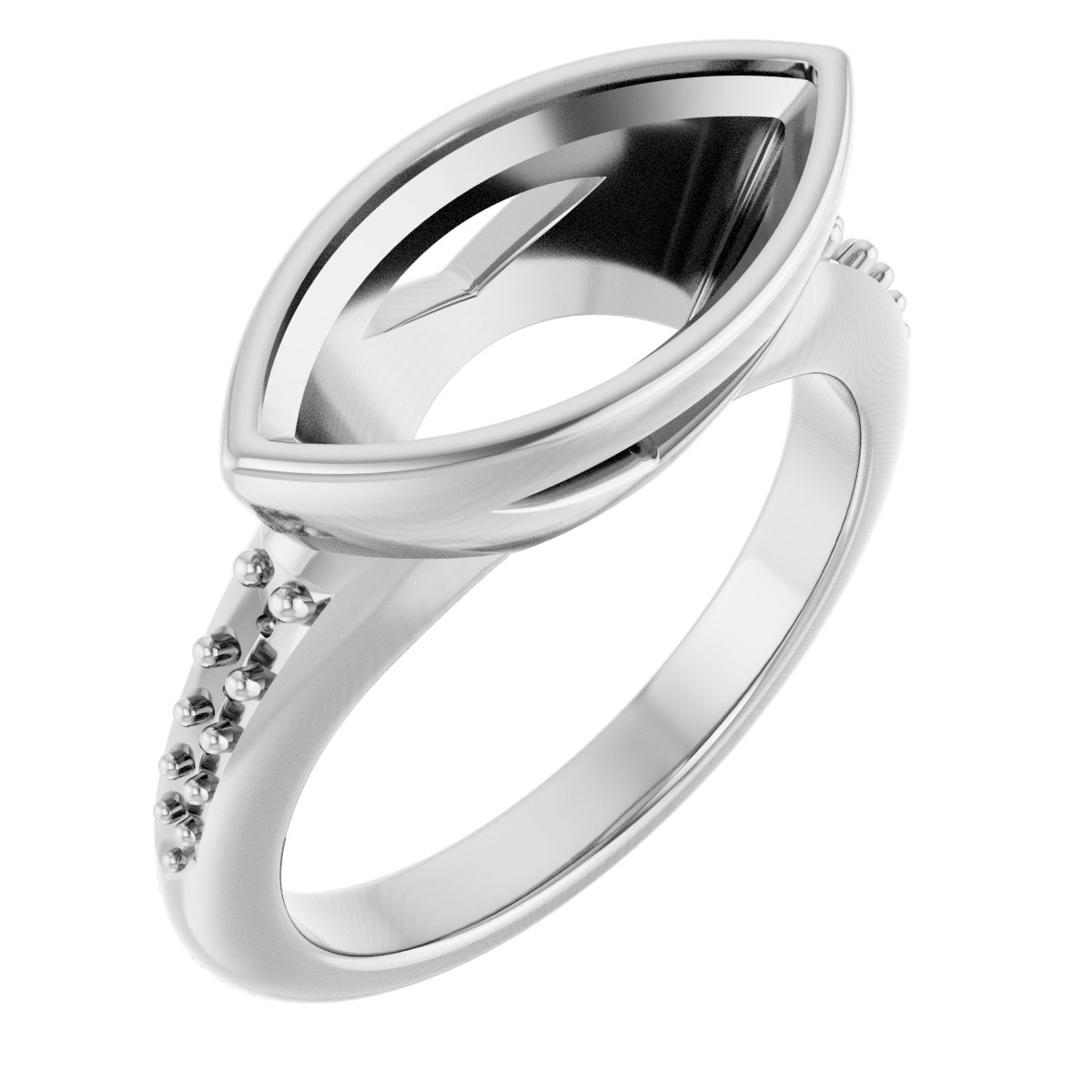 Bezel-Set Solitaire Engagement Ring