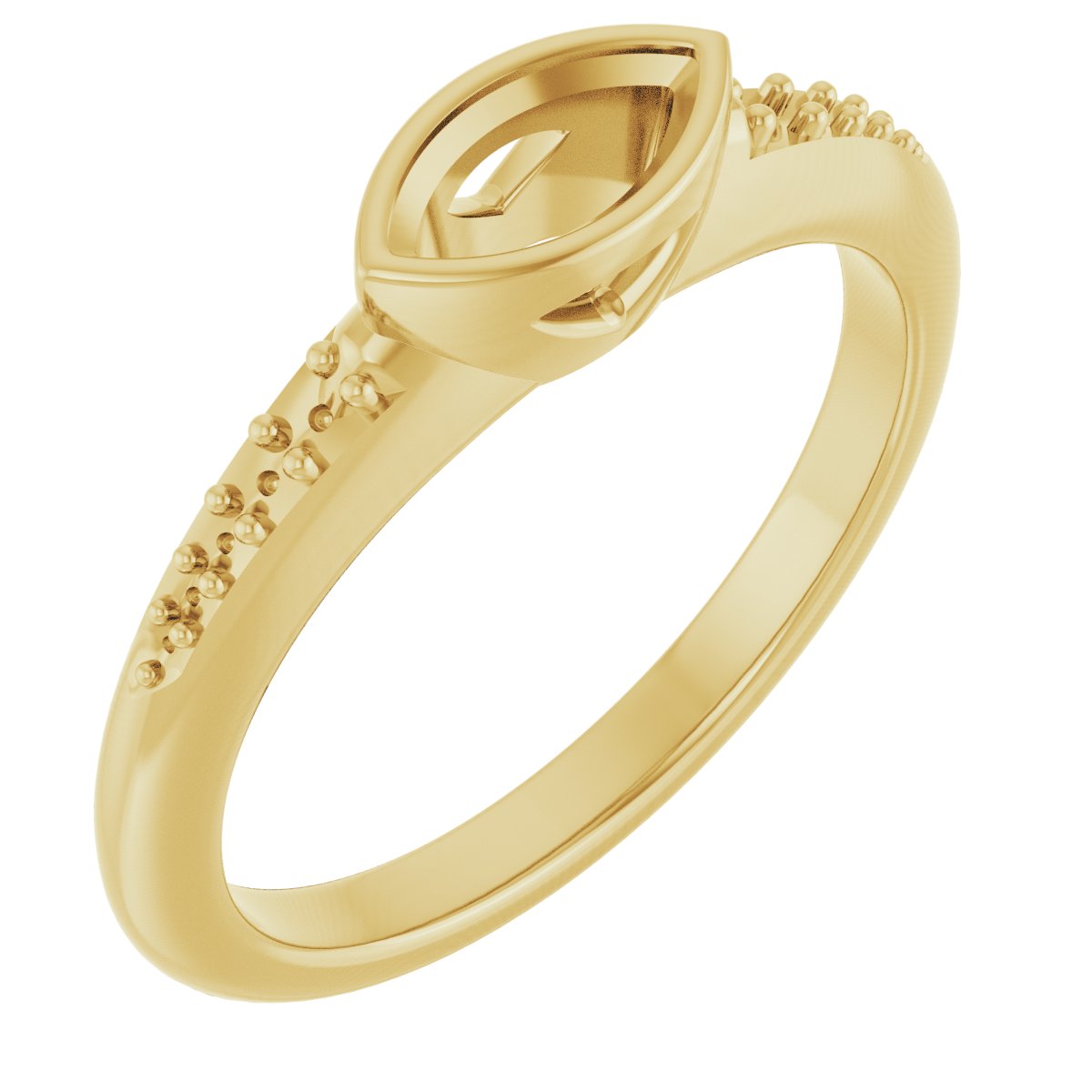 Bezel-Set Solitaire Engagement Ring