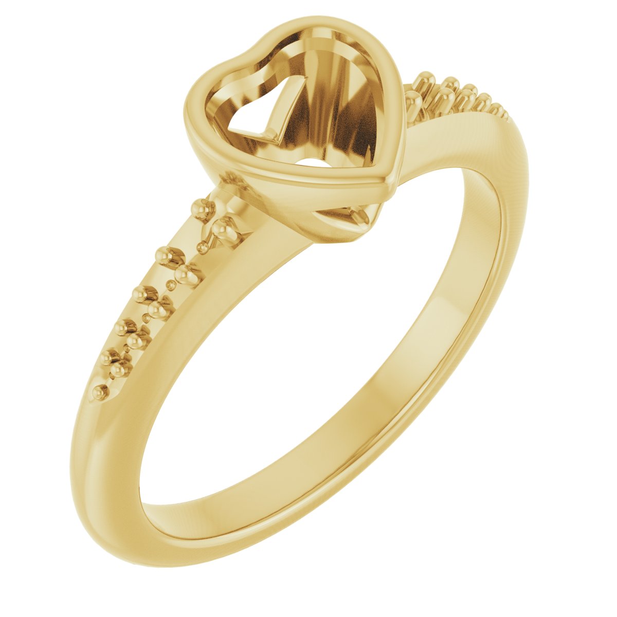 Bezel-Set Solitaire Engagement Ring