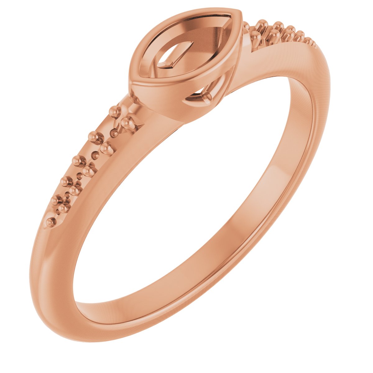 Bezel-Set Solitaire Engagement Ring