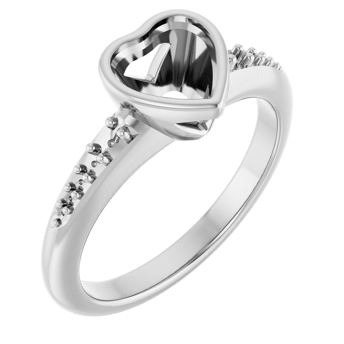 Bezel-Set Solitaire Engagement Ring