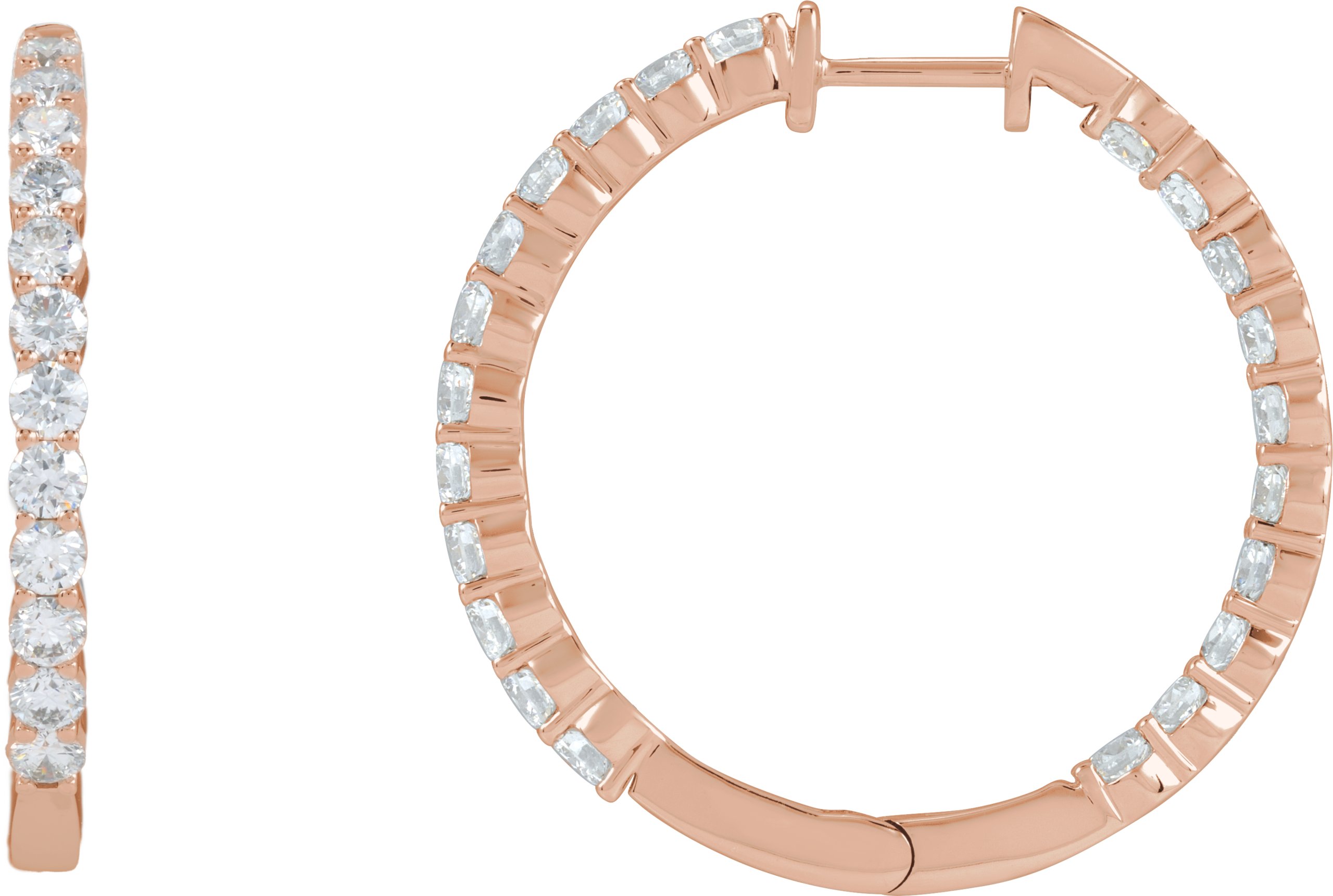 Inside-Outside Hoop Earrings