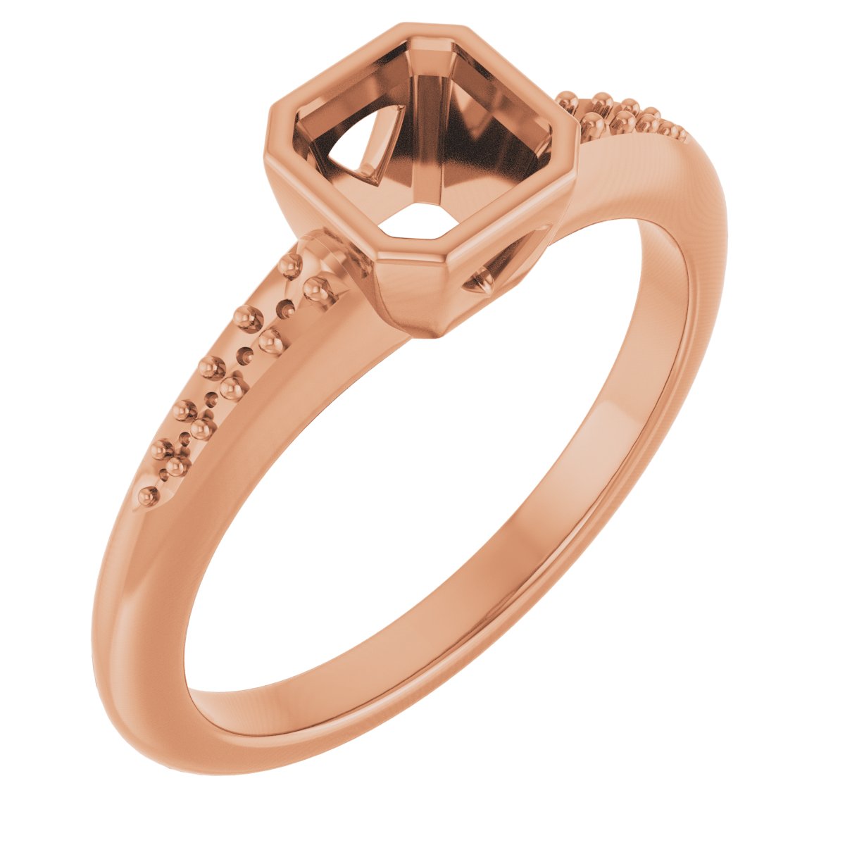Bezel-Set Solitaire Engagement Ring