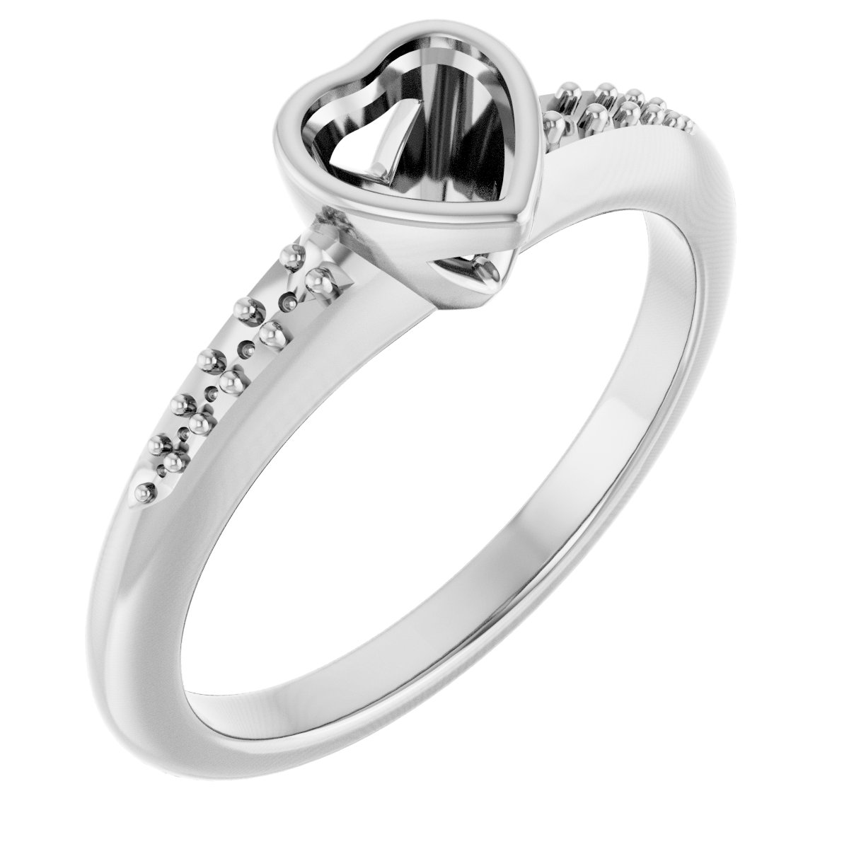 Bezel-Set Solitaire Engagement Ring