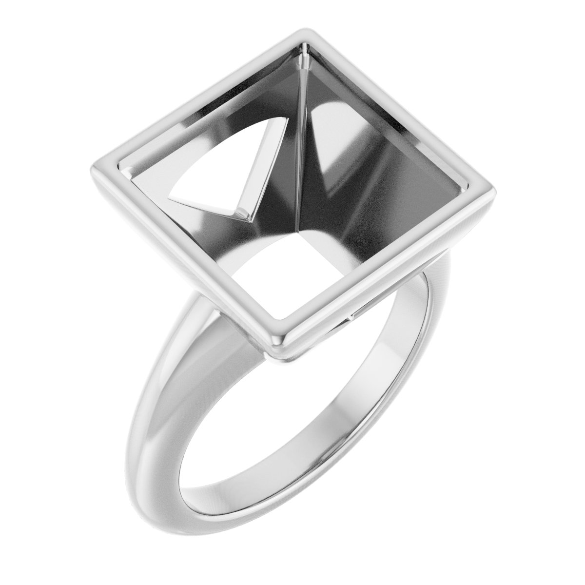 Bezel-Set Solitaire Engagement Ring