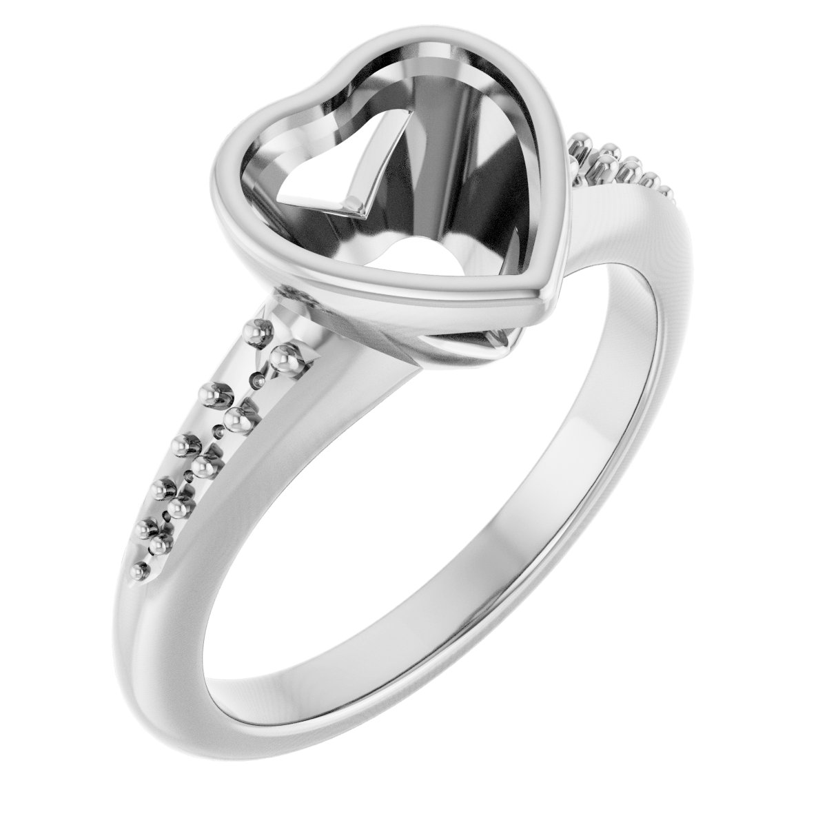 Bezel-Set Solitaire Engagement Ring