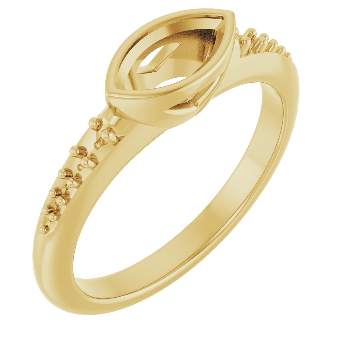 Bezel-Set Solitaire Engagement Ring