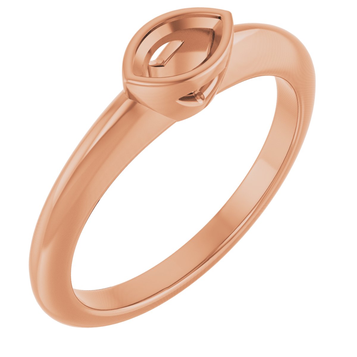 Bezel-Set Solitaire Engagement Ring
