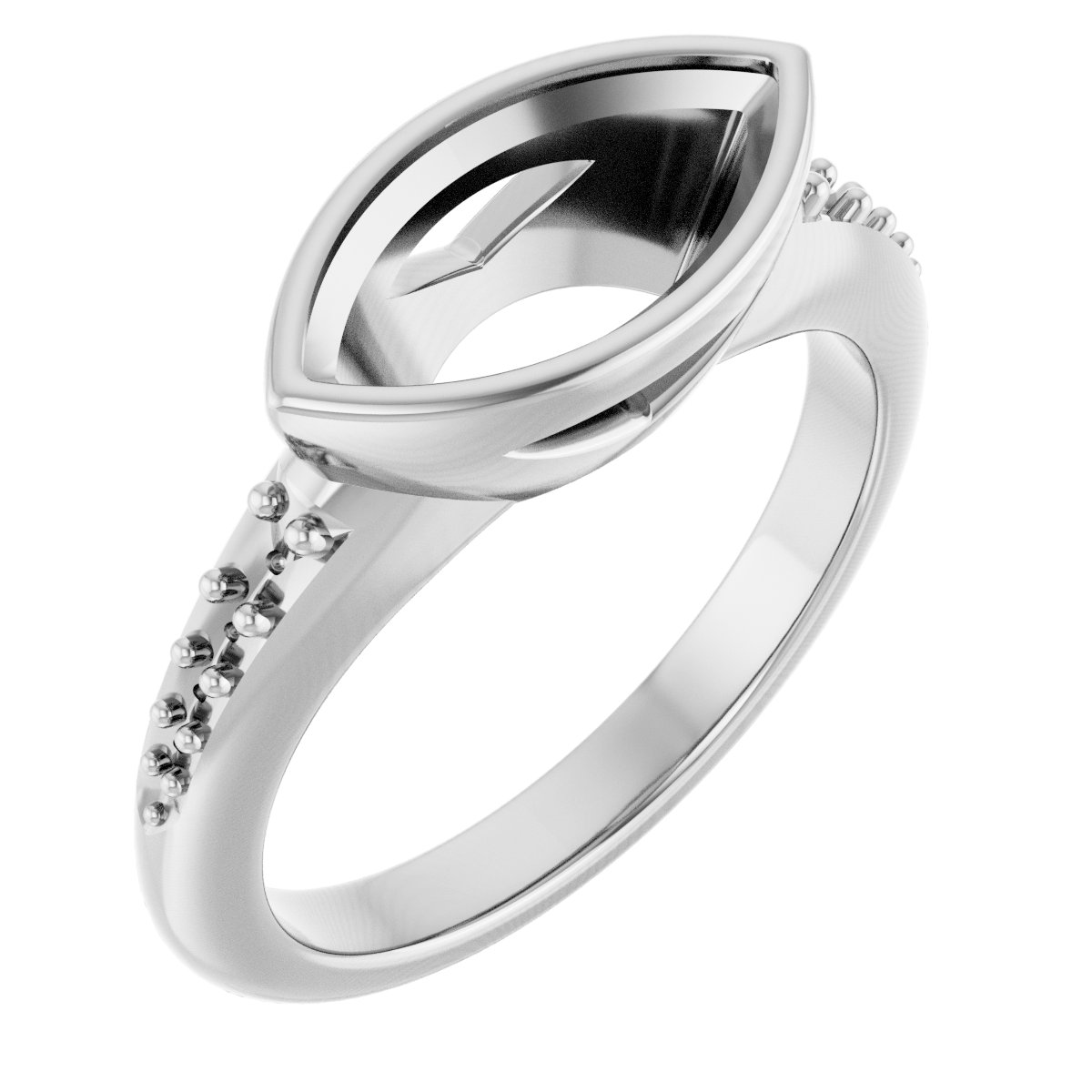 Bezel-Set Solitaire Engagement Ring