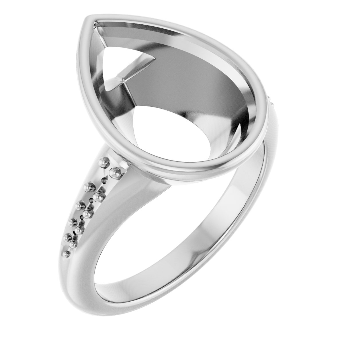 Bezel-Set Solitaire Engagement Ring
