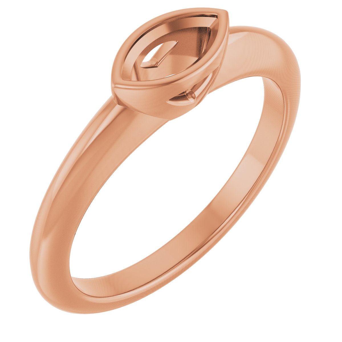 Bezel-Set Solitaire Engagement Ring