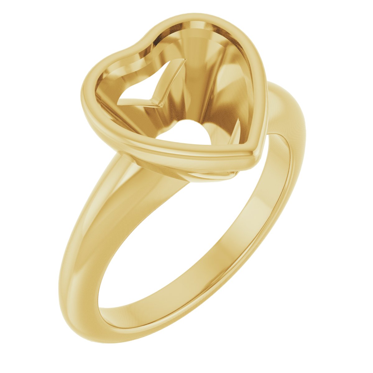 Bezel-Set Solitaire Engagement Ring