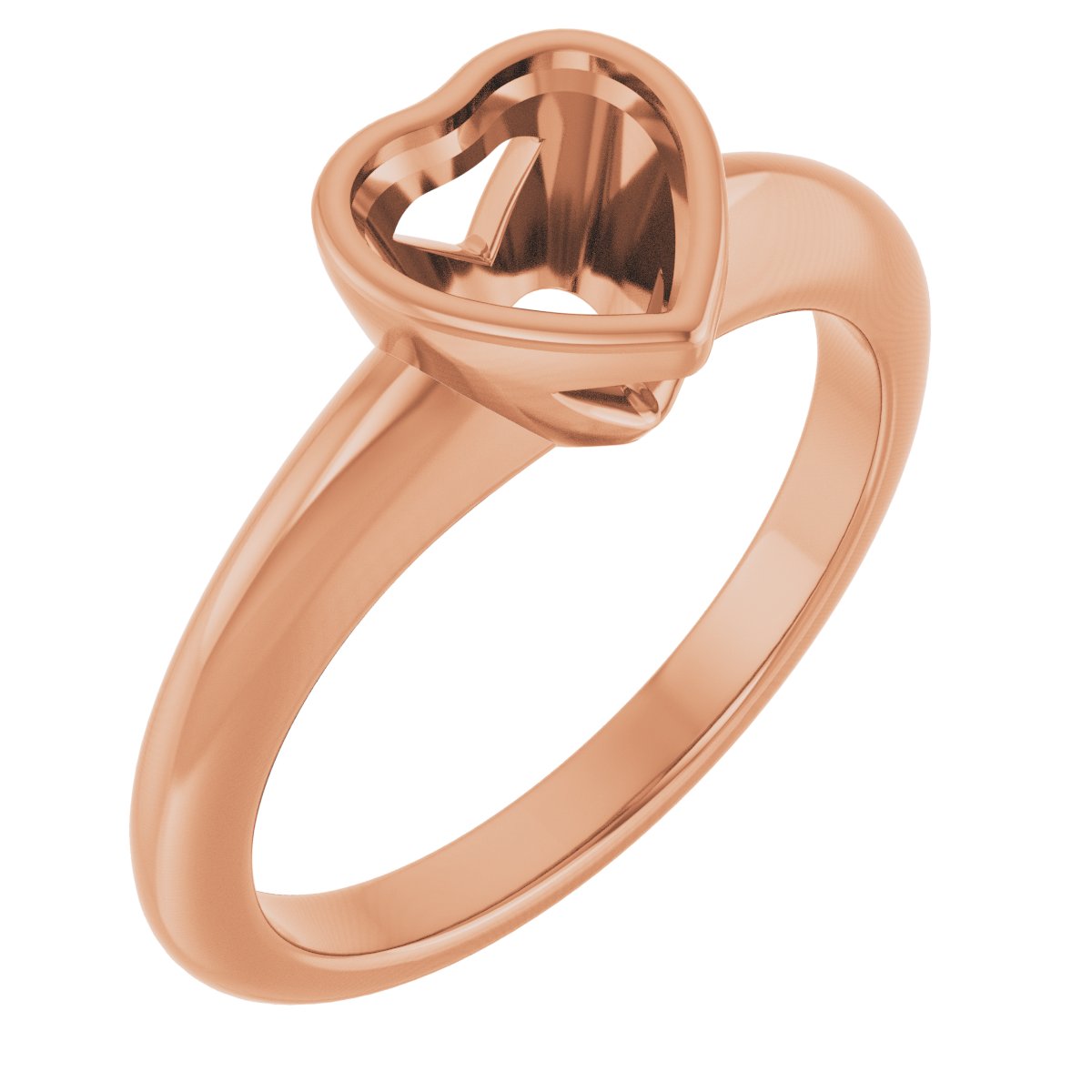 Bezel-Set Solitaire Engagement Ring