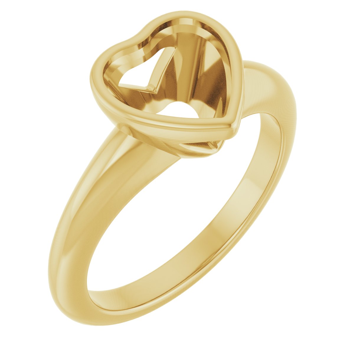 Bezel-Set Solitaire Engagement Ring