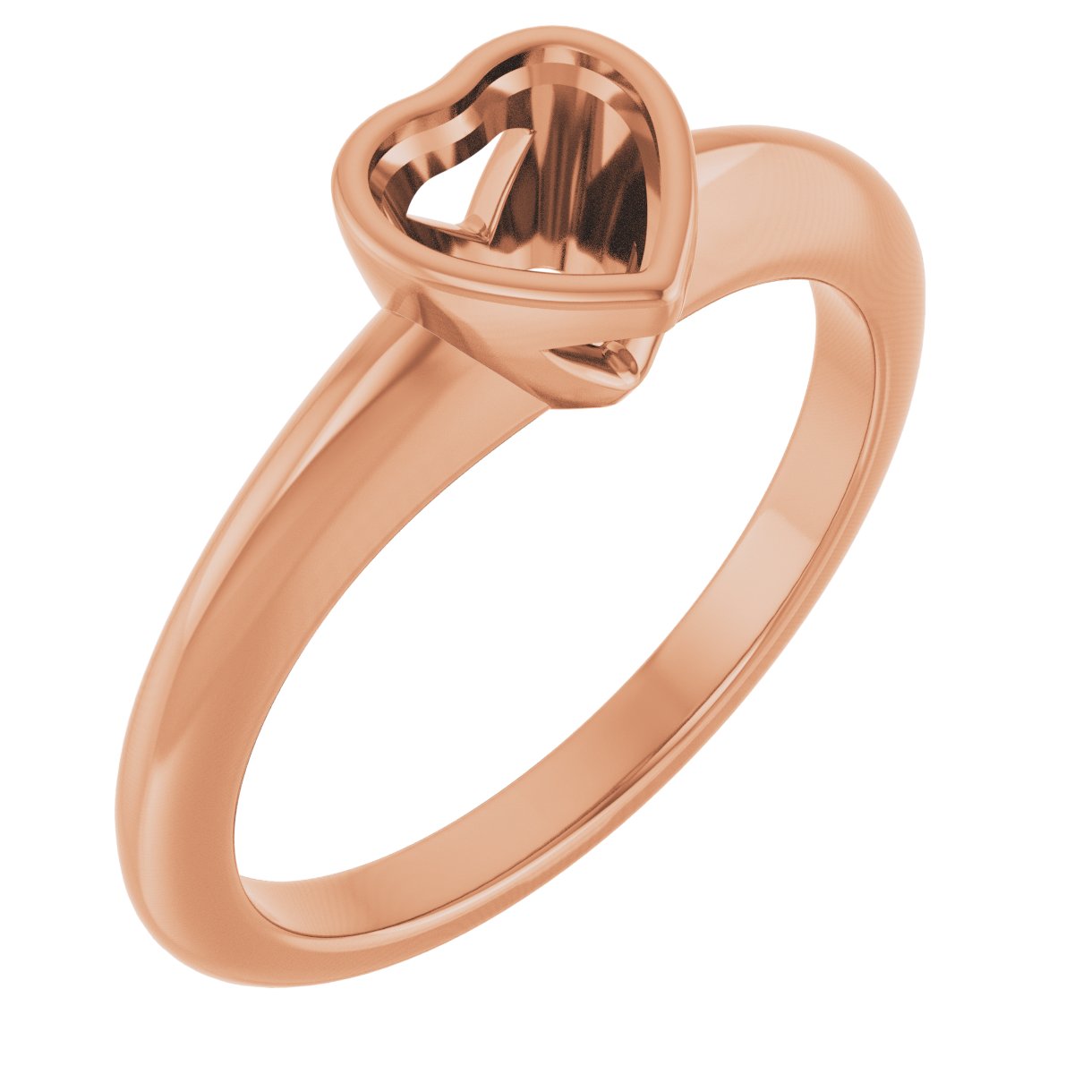 Bezel-Set Solitaire Engagement Ring