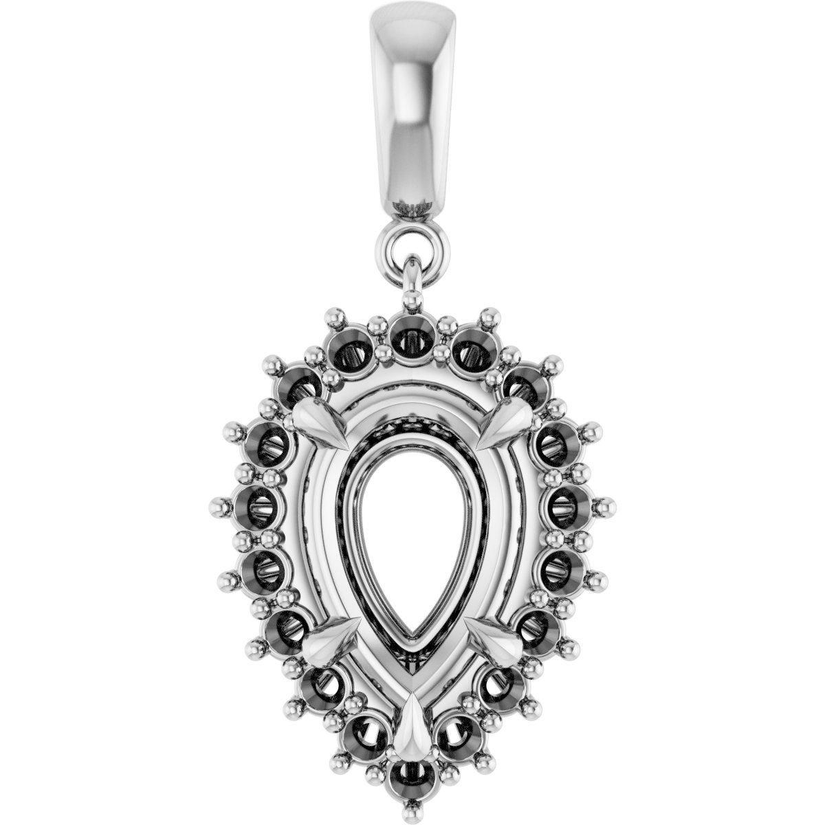 Halo-Style Pendant