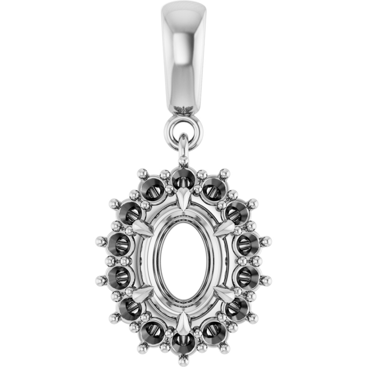 Halo-Style Pendant