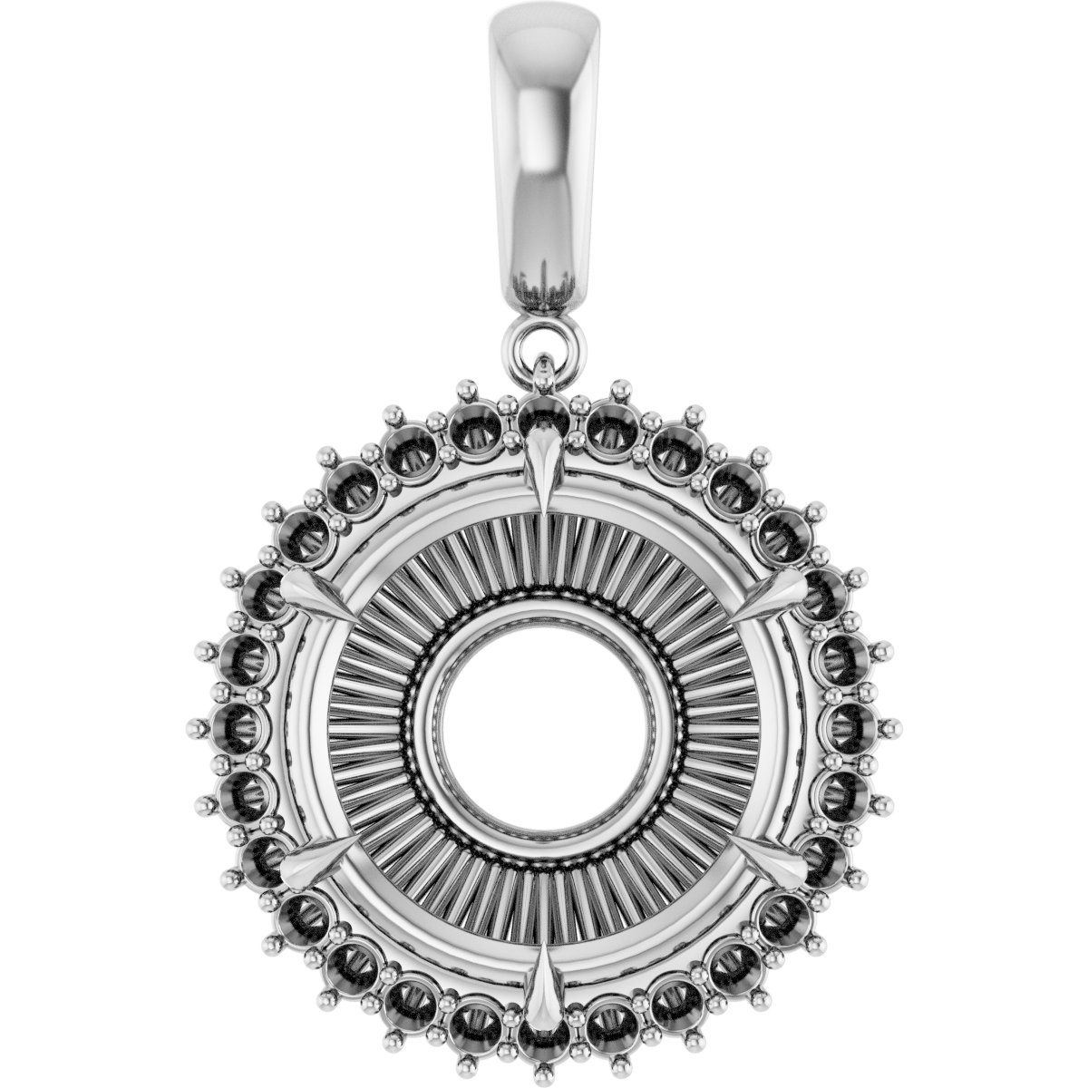 Halo-Style Pendant