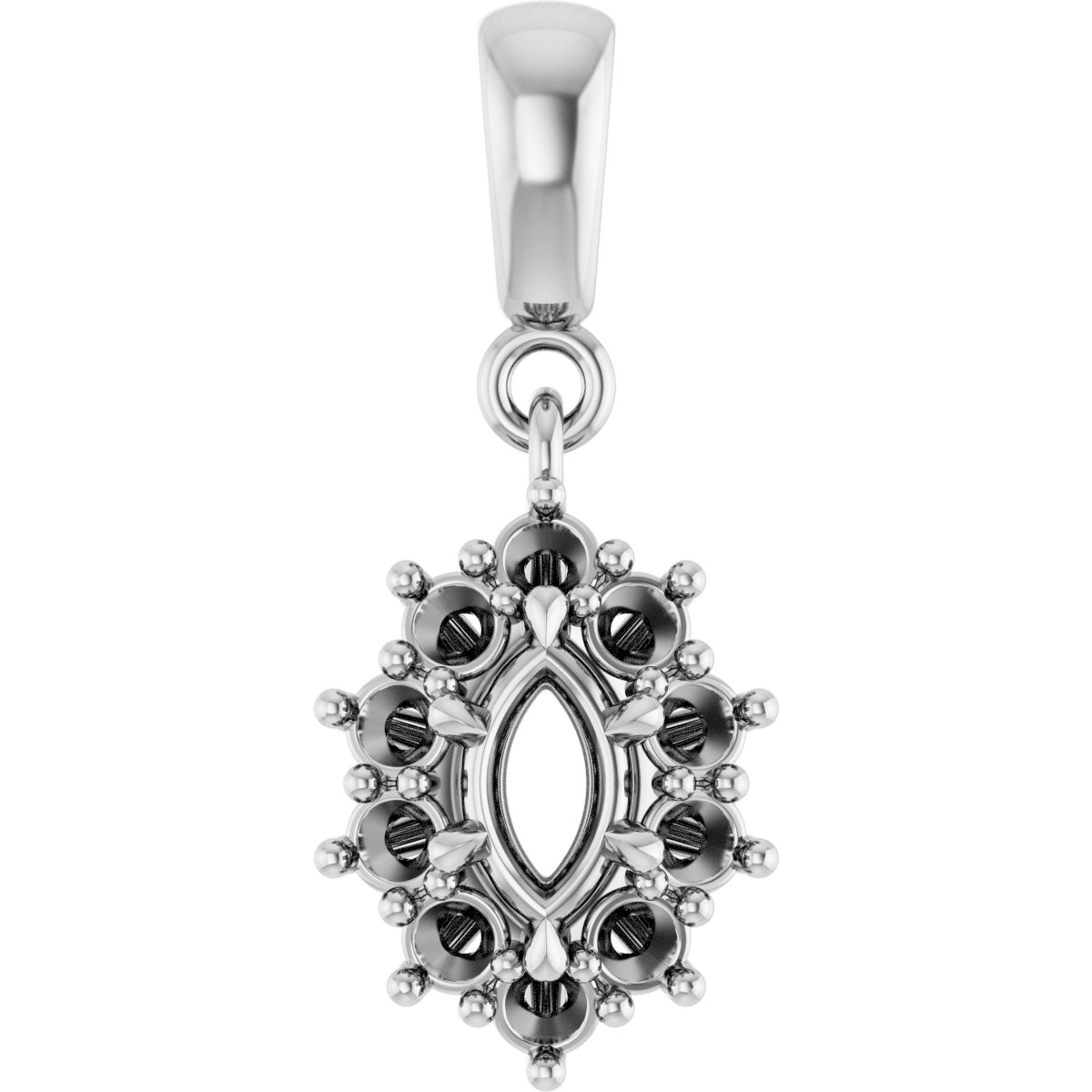 Halo-Style Pendant