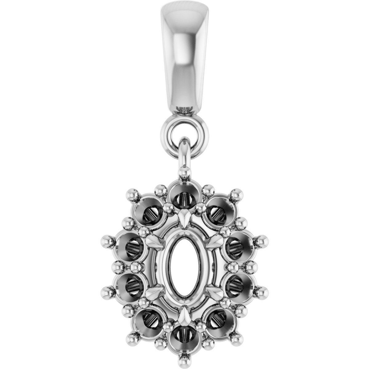 Halo-Style Pendant