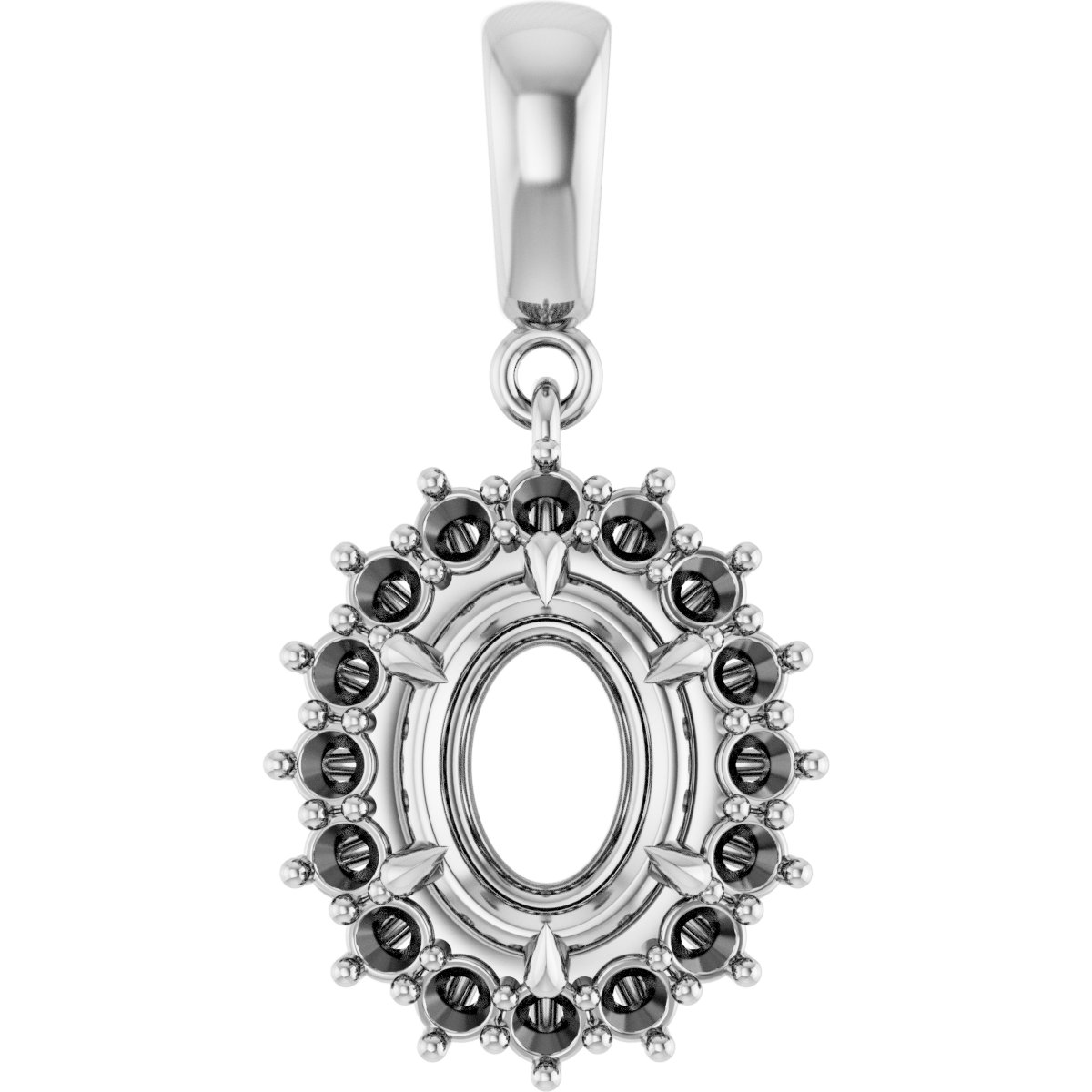 Halo-Style Pendant