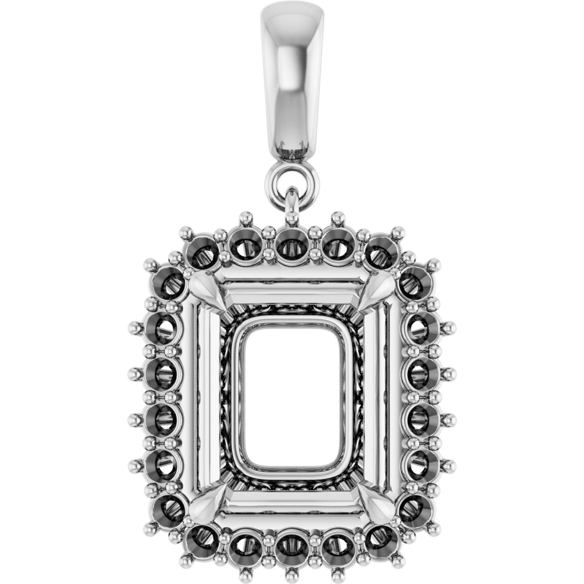 Halo-Style Pendant