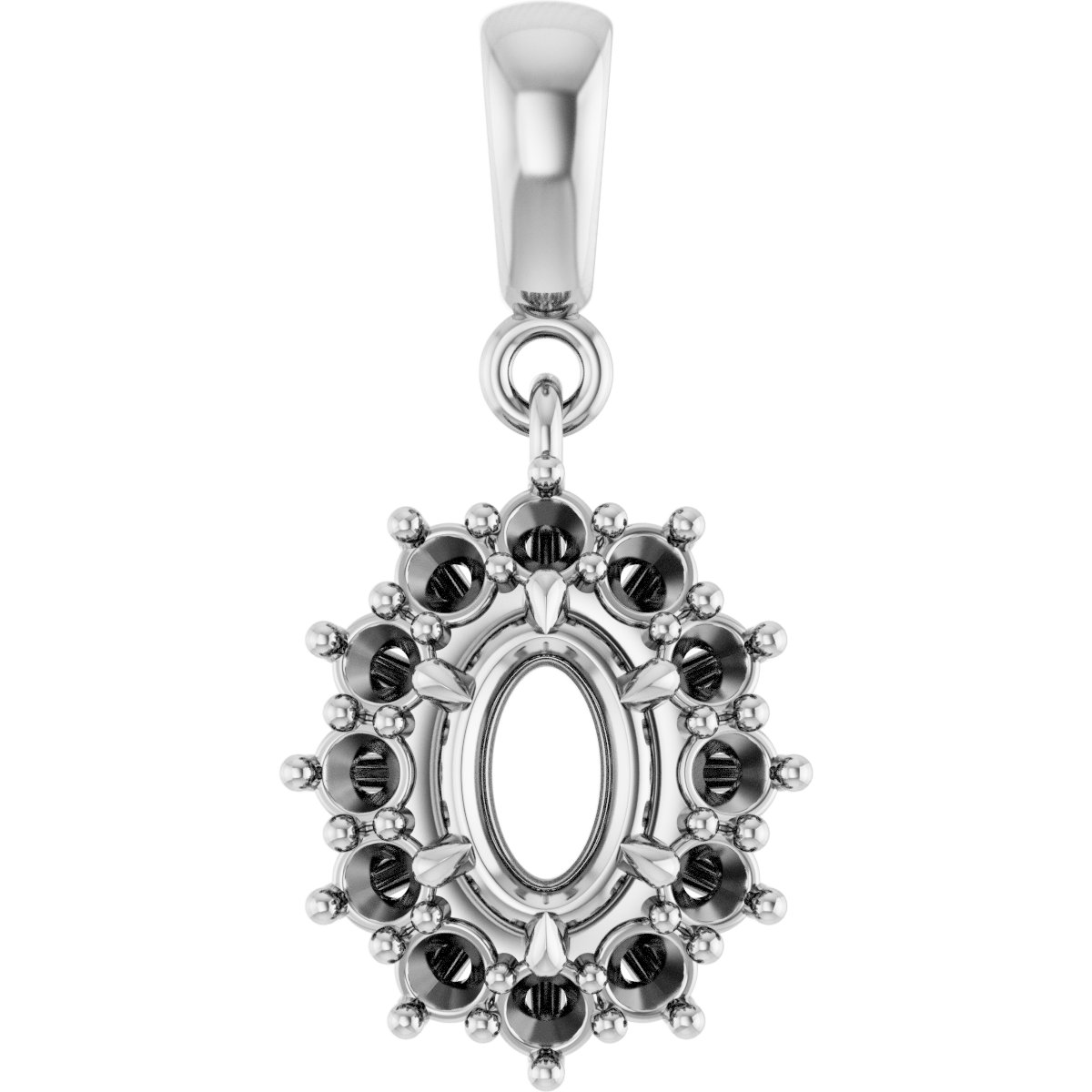 Halo-Style Pendant