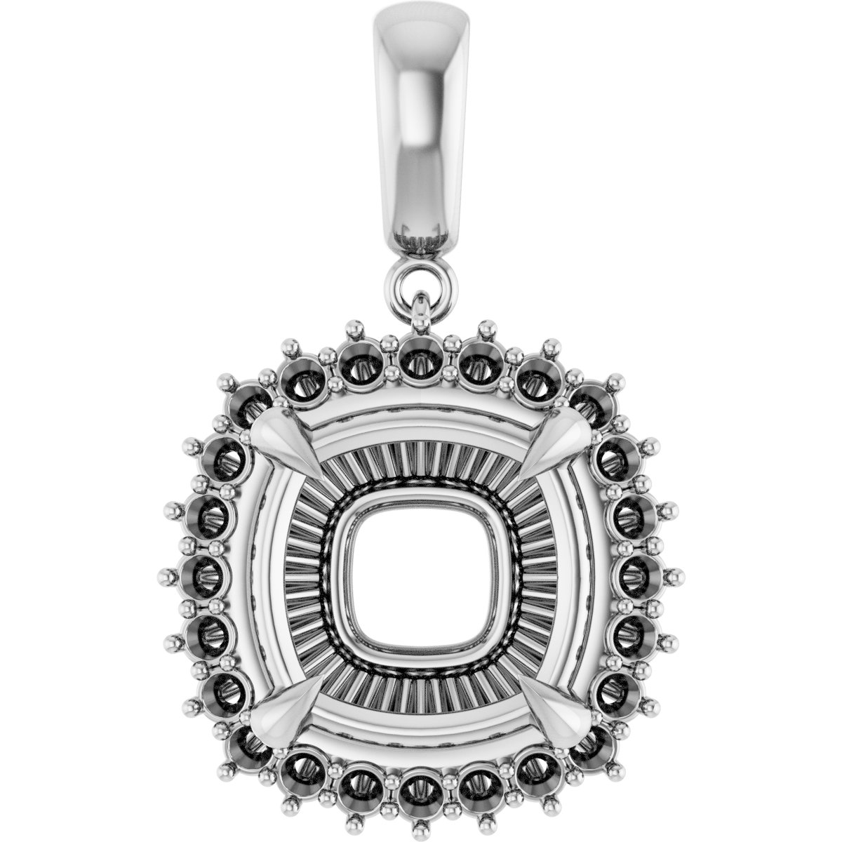 Halo-Style Pendant