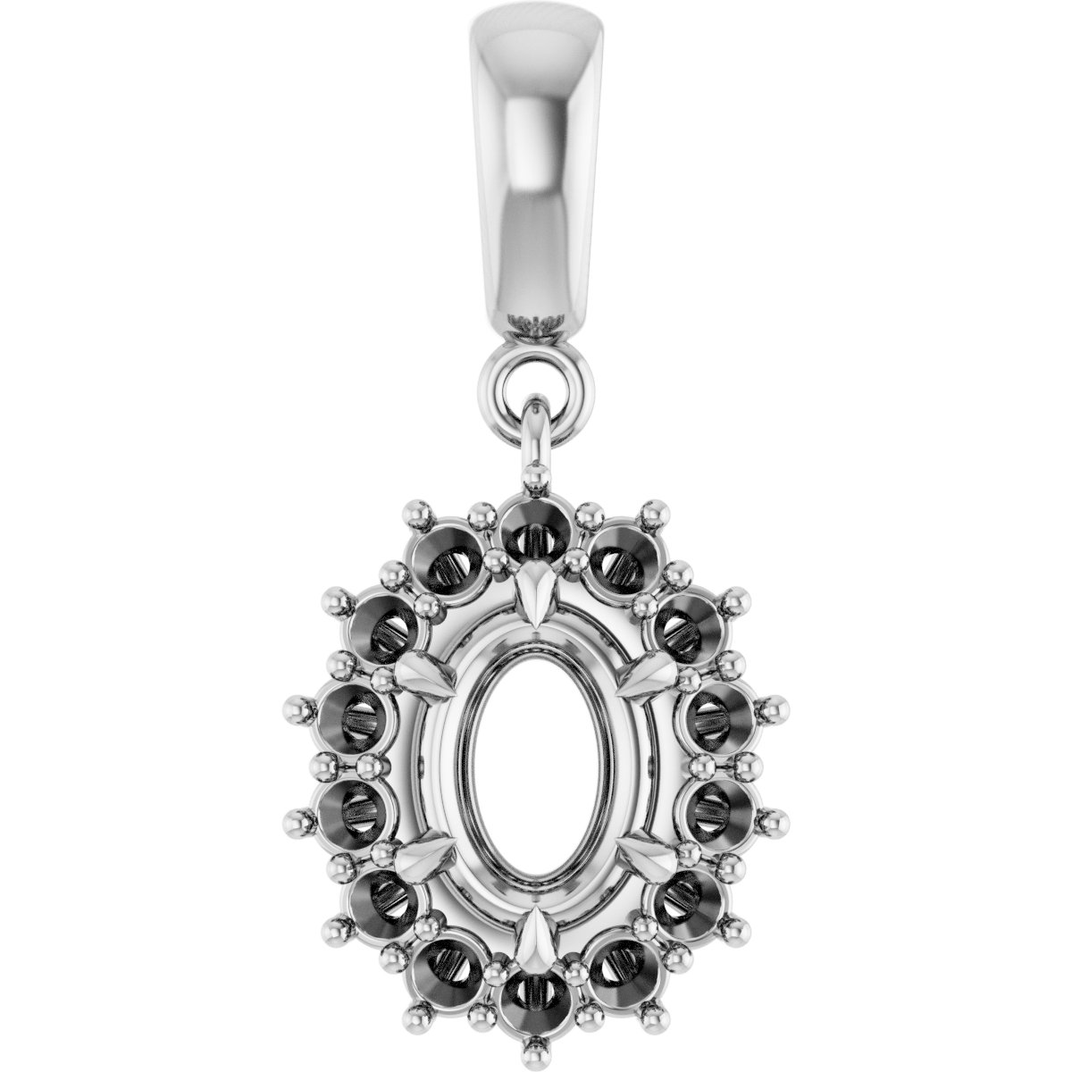 Halo-Style Pendant