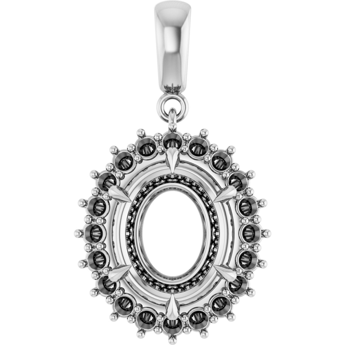 Halo-Style Pendant