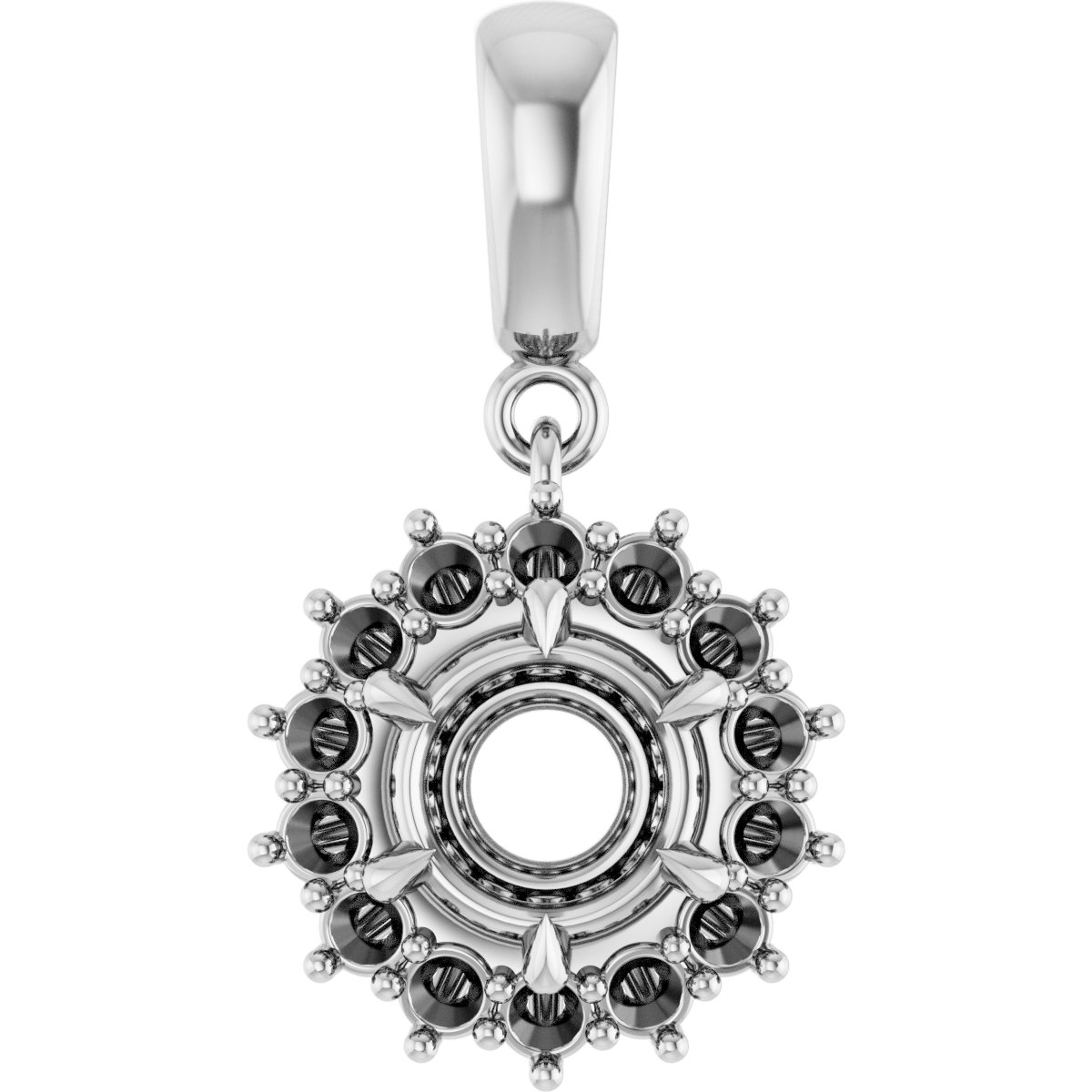 Halo-Style Pendant