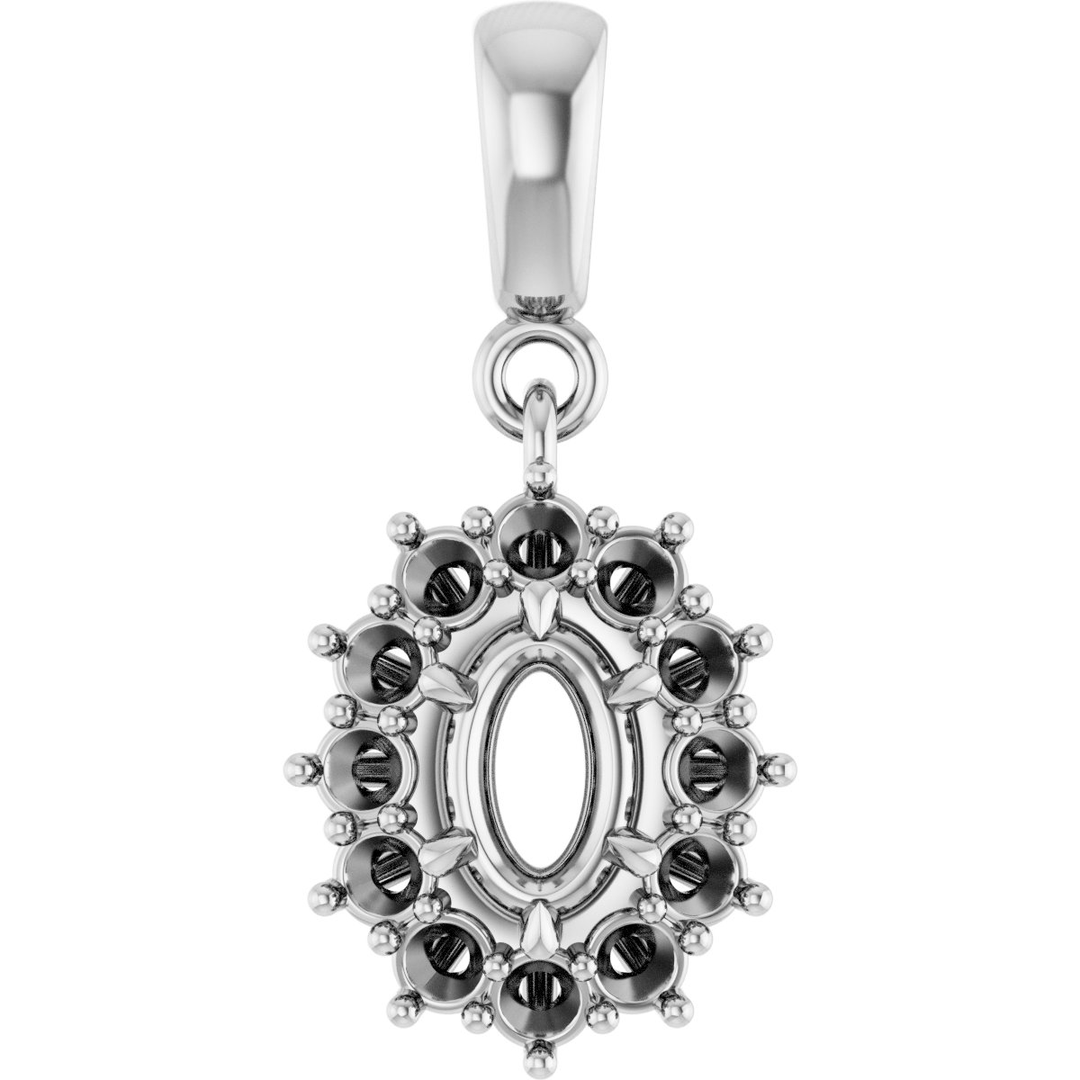 Halo-Style Pendant