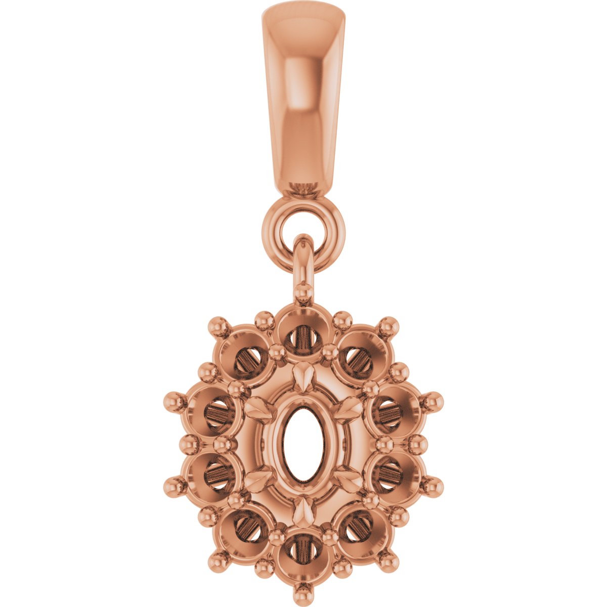 Halo-Style Pendant