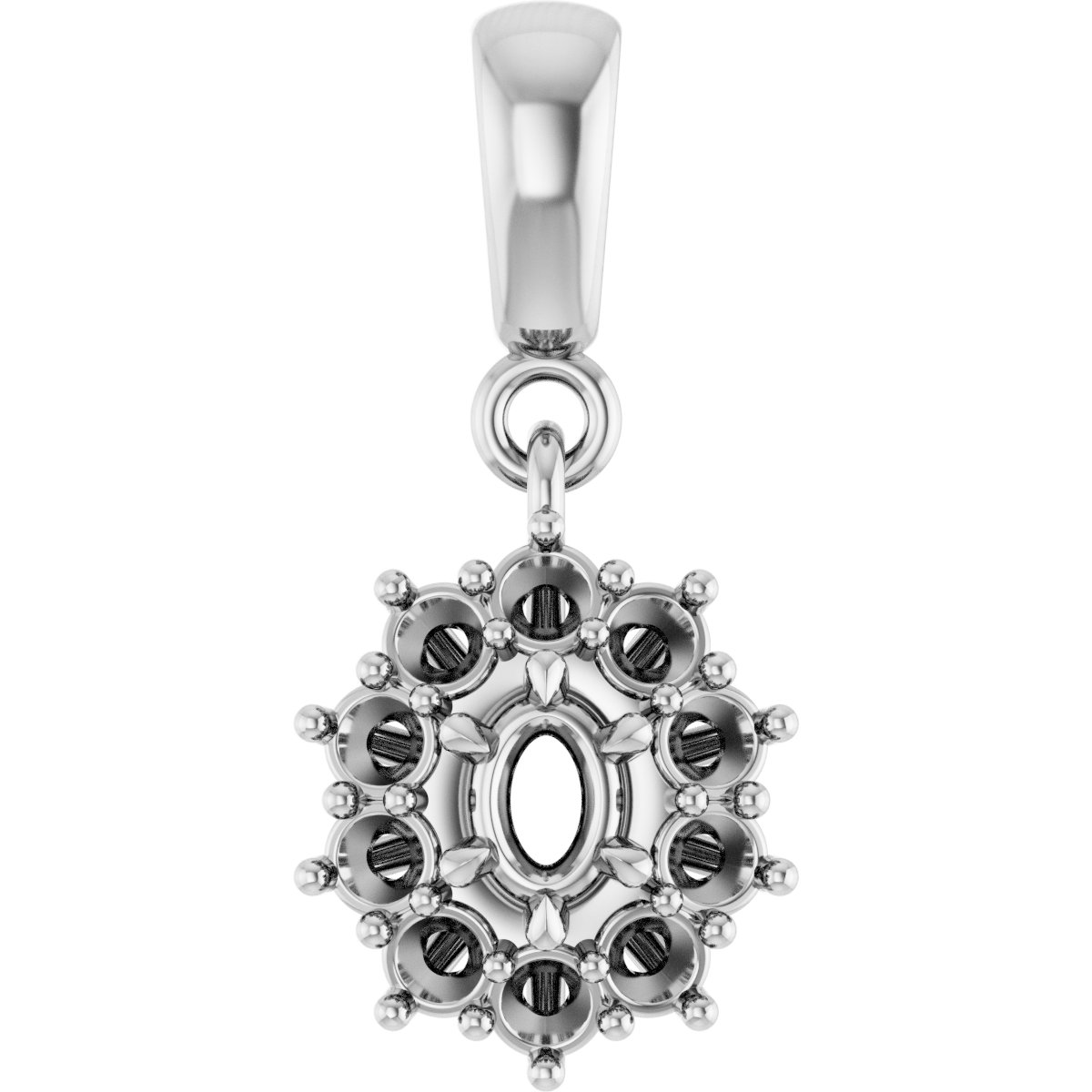 Halo-Style Pendant