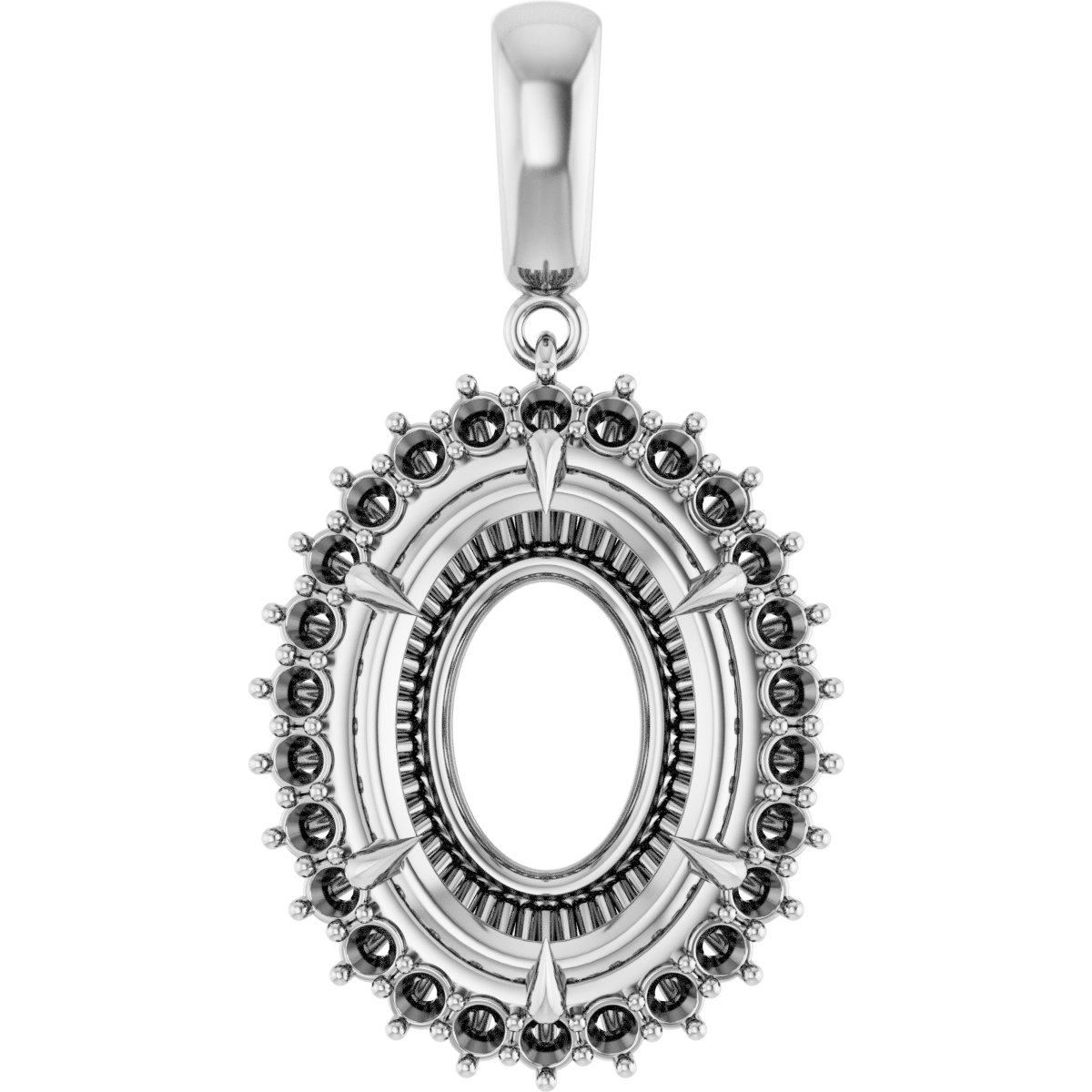 Halo-Style Pendant