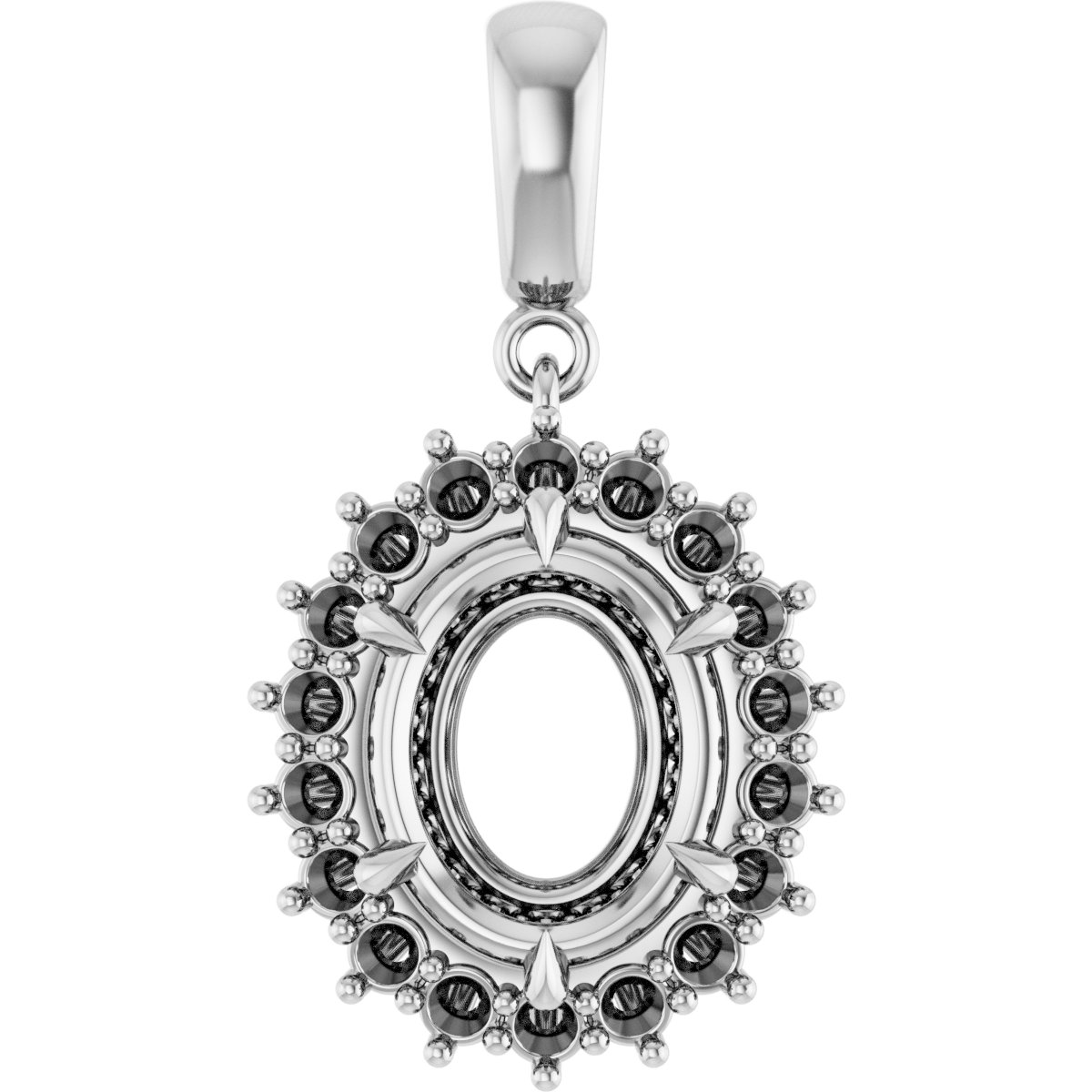 Halo-Style Pendant