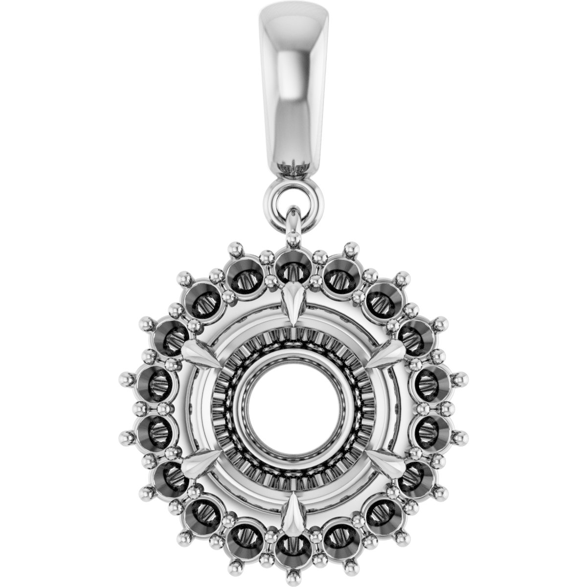 Halo-Style Pendant