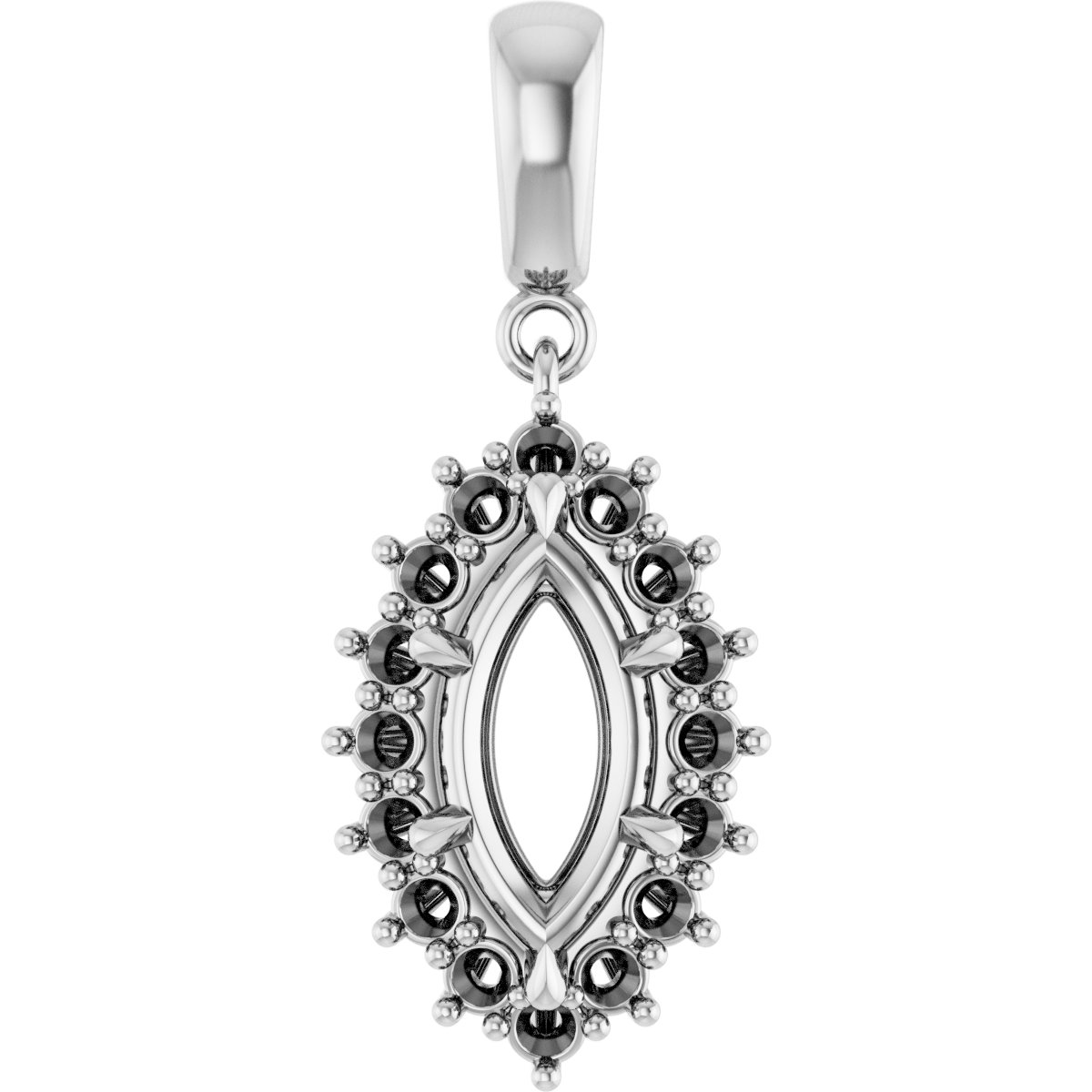 Halo-Style Pendant