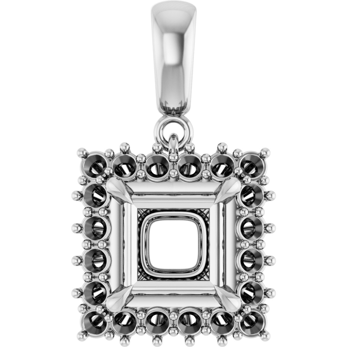 Halo-Style Pendant