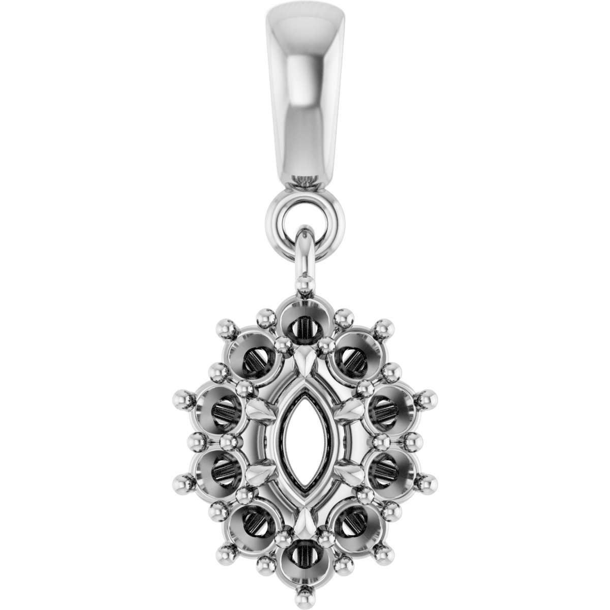 Halo-Style Pendant