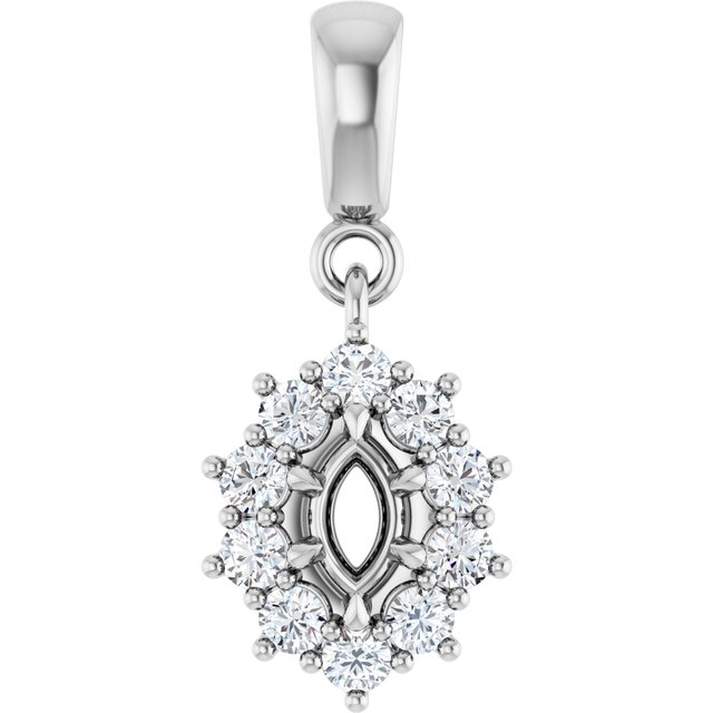 14k White Gold