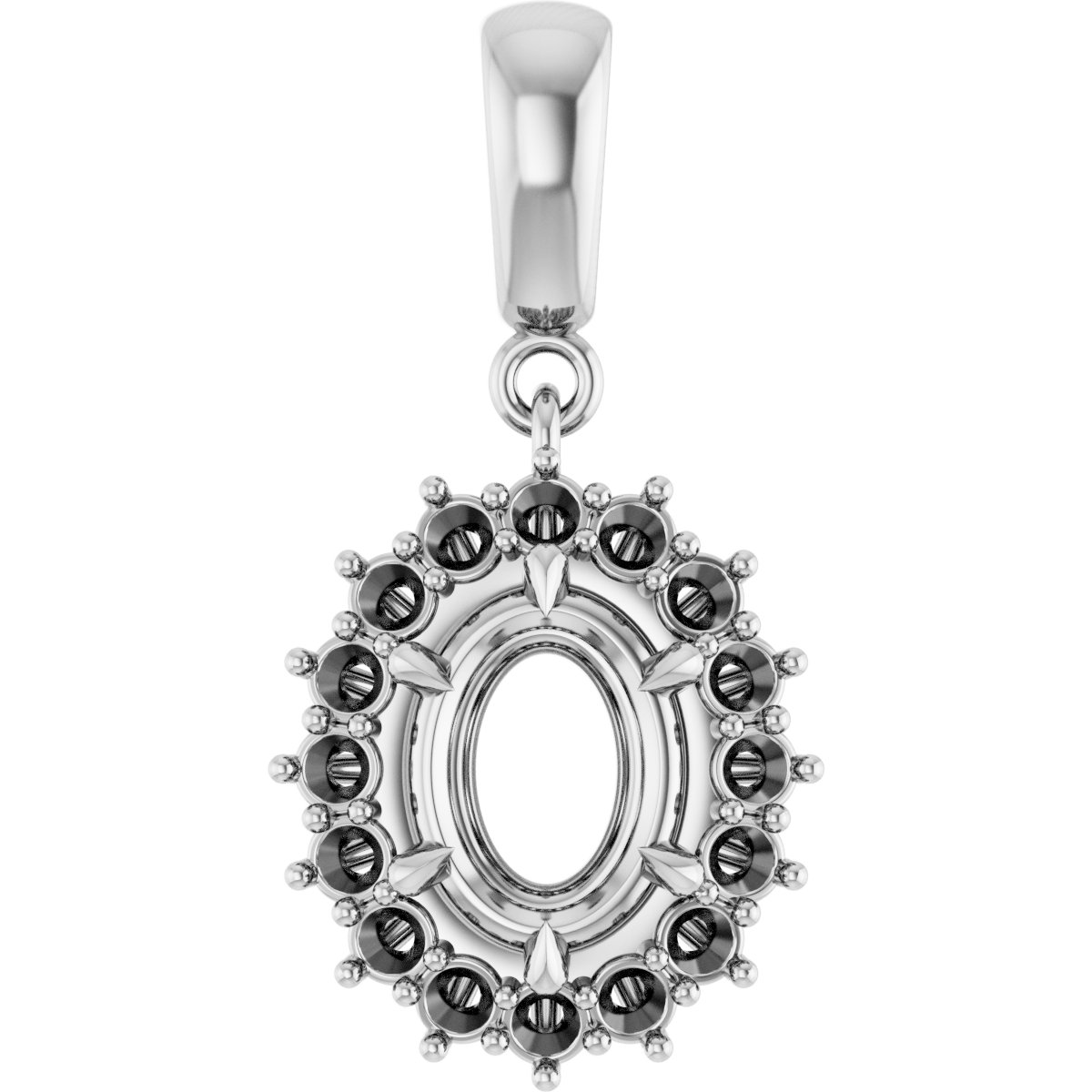 Halo-Style Pendant