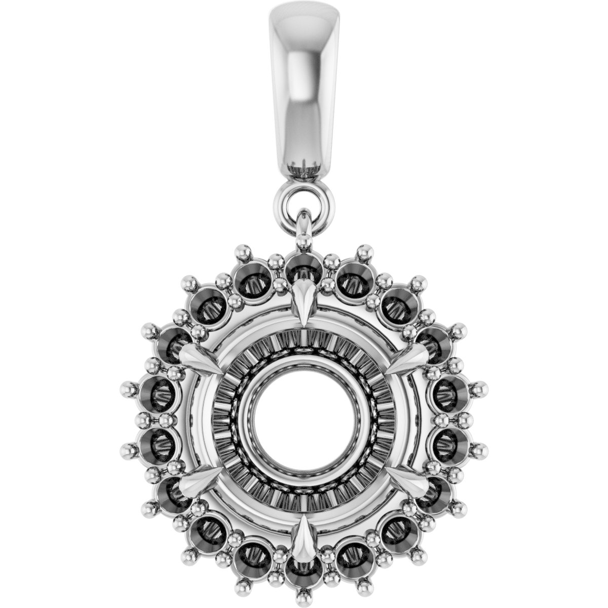 Halo-Style Pendant