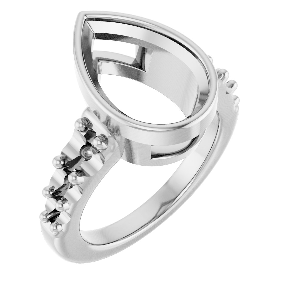 Bezel-Set Solitaire Engagement Ring