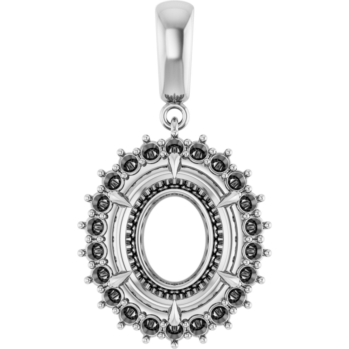 Halo-Style Pendant