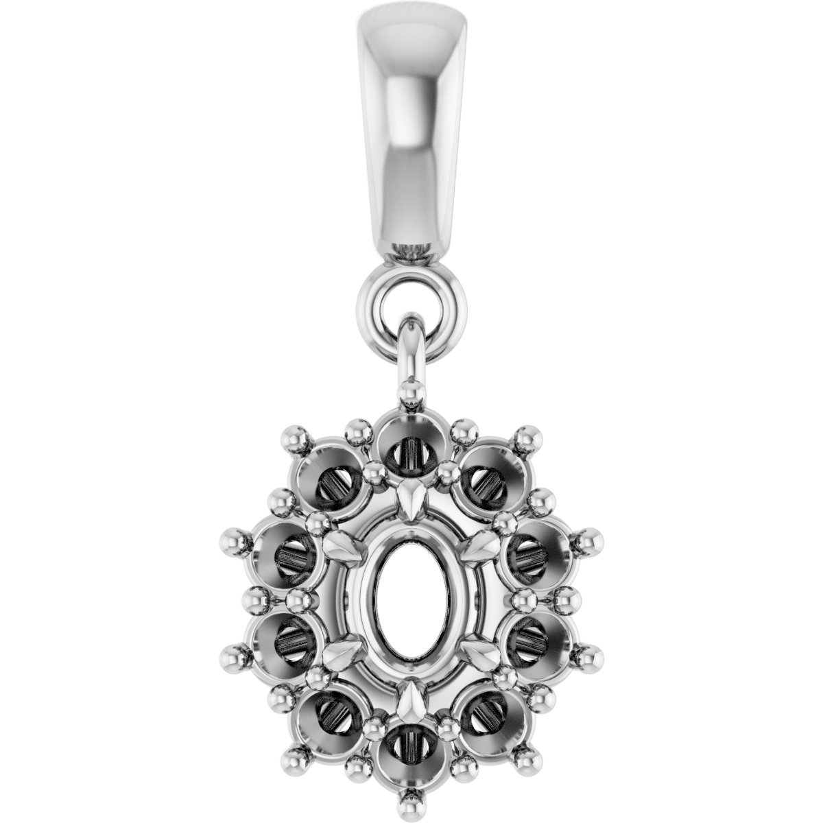 Halo-Style Pendant