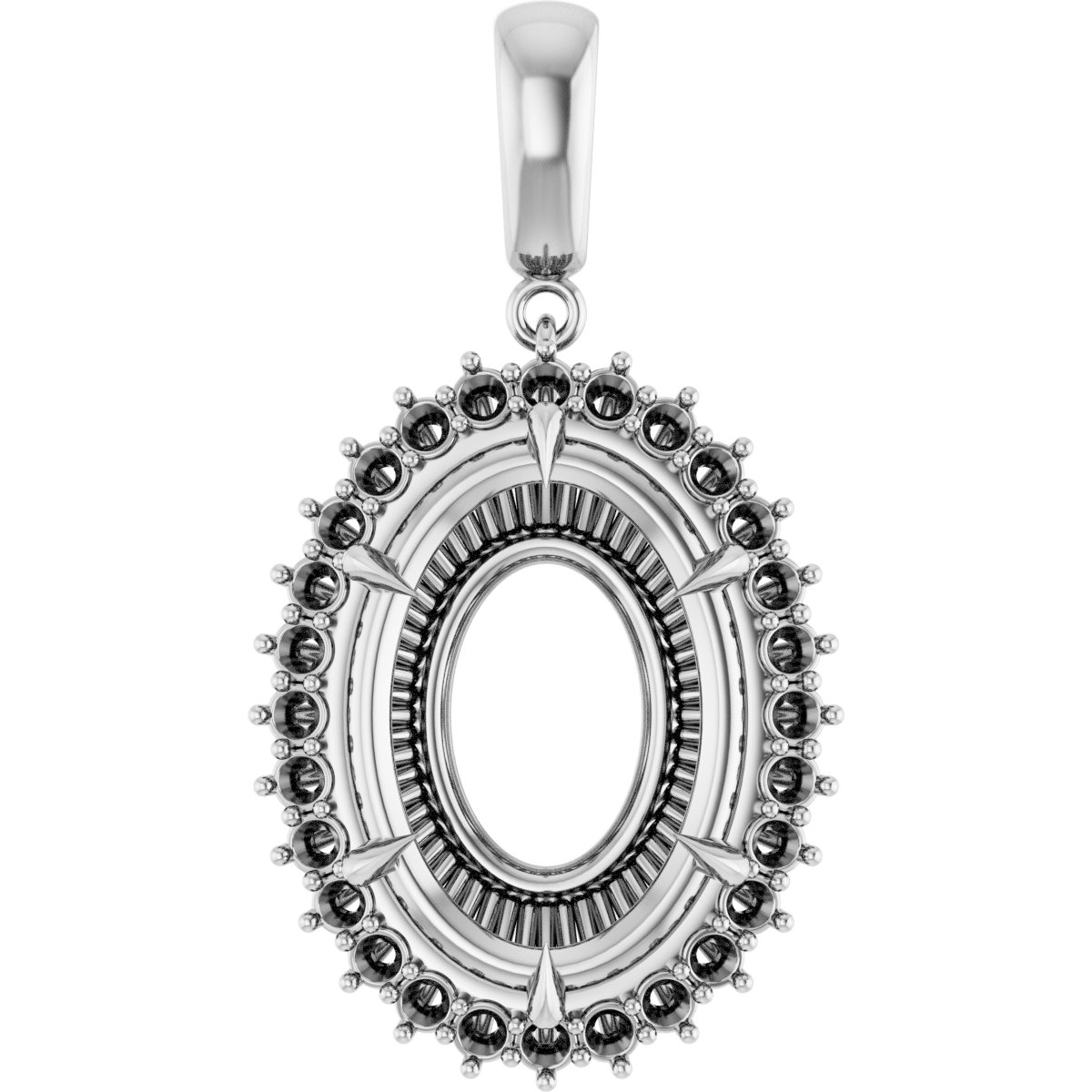 Halo-Style Pendant