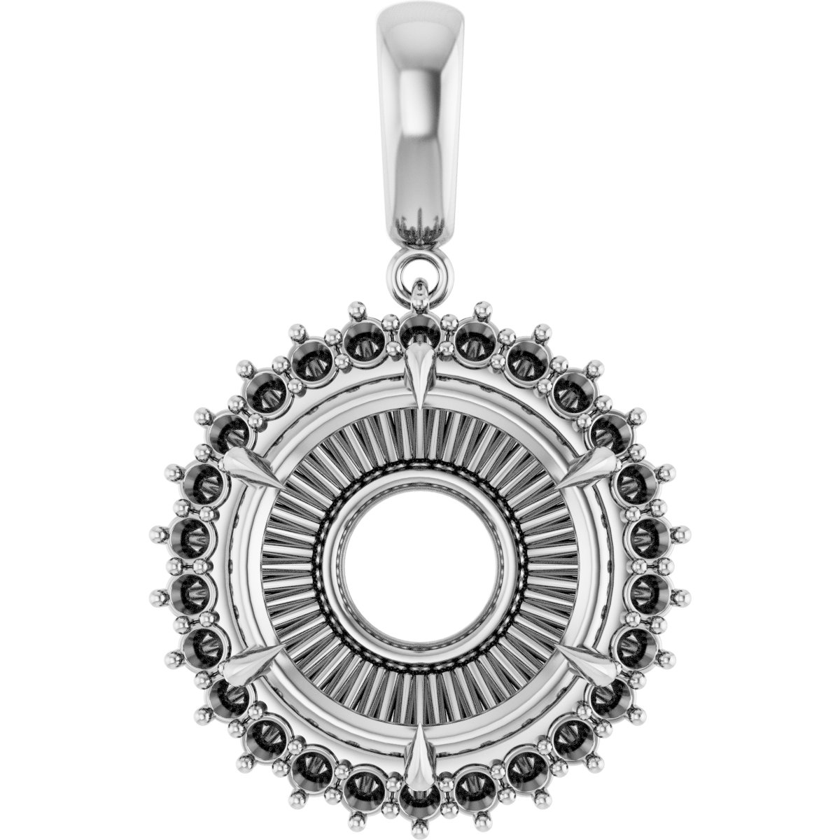 Halo-Style Pendant
