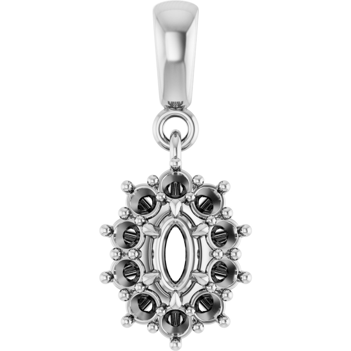 Halo-Style Pendant