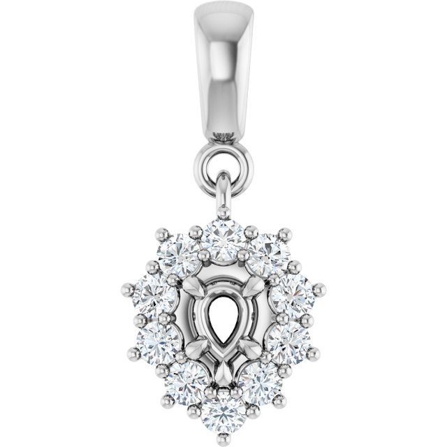 14k White Gold